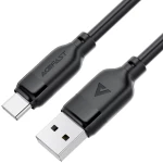 Καλώδιο Acefast C16-04 USB-A σε USB-C 3A USB2.0 με Ενισχυμένες Άκρες Μαύρο 1.2m