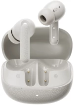 QCY Buds ANC Cream Grey (HT15) - 45db ANC TWS Earbuds 35h 5 mic ENC, ear-canal adaptive tech,