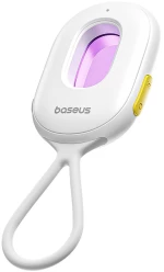 Baseus Heyo Series II Hidden Camera Detector with Alarm and Mini Flashlight + Baseus Simple USB-A - USB-C Cable - White