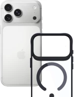 3mk Satin Armor MagCase for iPhone 17 Pro - Transparent Black