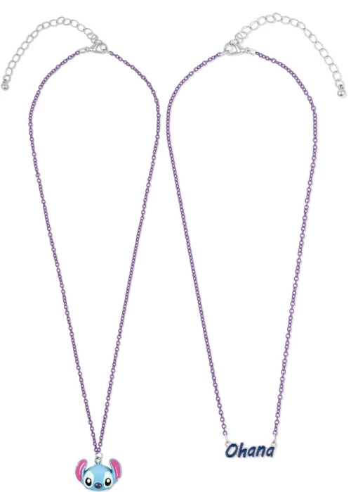 Disney Stitch Set 2 necklaces