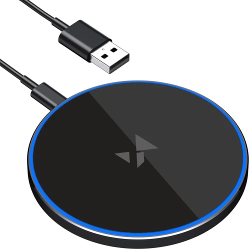 Wozinsky WLI-01Y 15W Qi Inductive Charger with USB-C Cable - Black