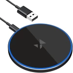 Wozinsky WLI-01Y 15W Qi Inductive Charger with USB-C Cable - Black