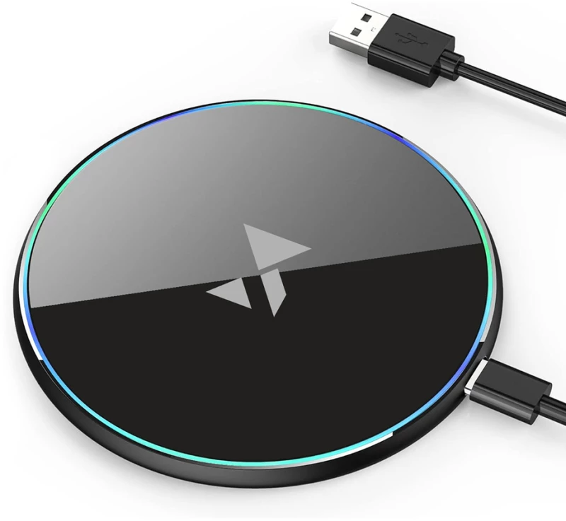 Wozinsky WLI-01Y 15W Qi Inductive Charger with USB-C Cable - Black