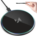 Wozinsky WLI-01Y 15W Qi Inductive Charger with USB-C Cable - Black