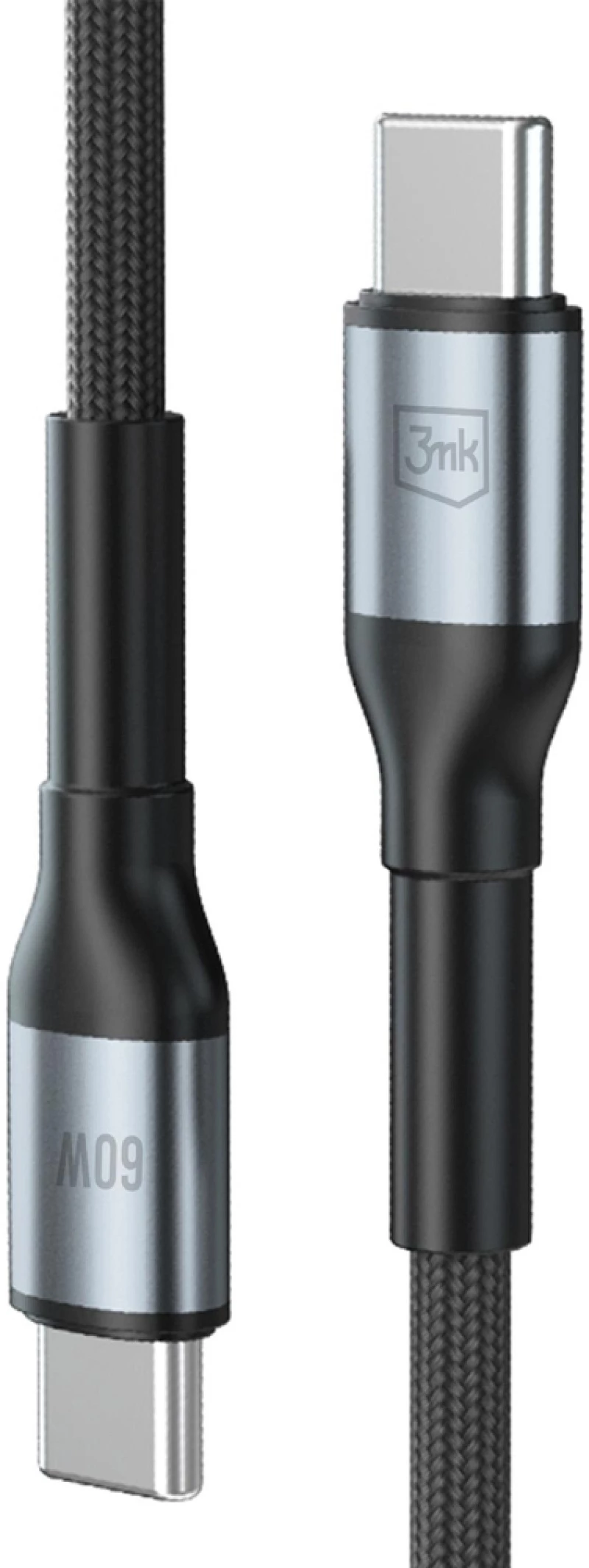 3mk Hyper Cable 3mk Hyper Cable N-SERIES USB-C / USB-C 2m 20V/3A 60W / black