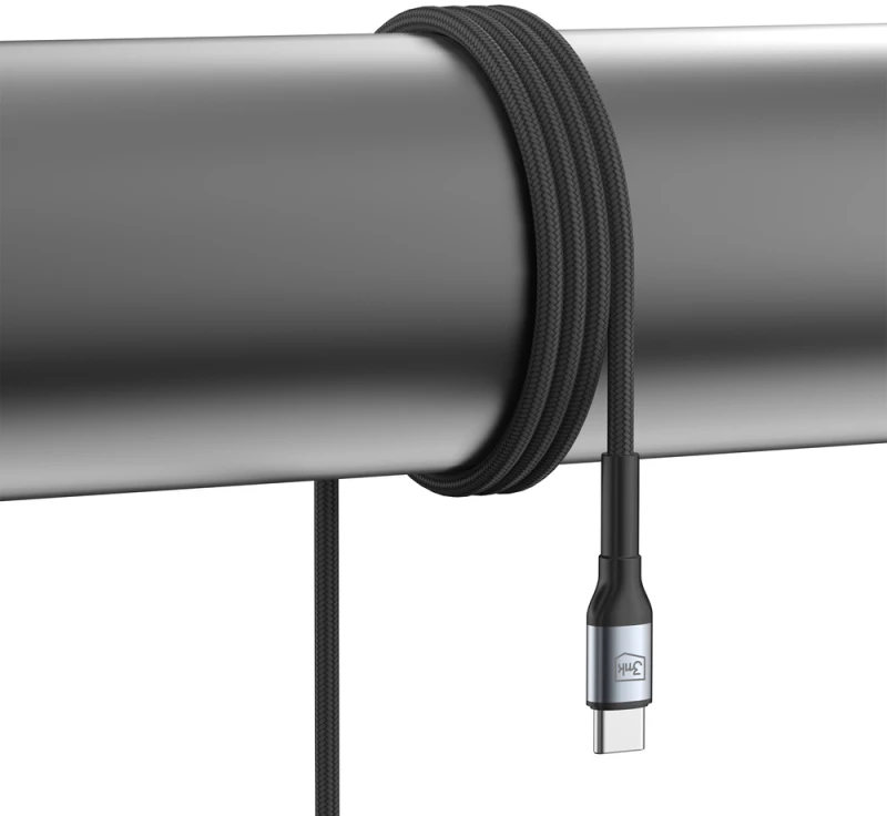 3mk Hyper Cable 3mk Hyper Cable N-SERIES USB-C / USB-C 2m 20V/3A 60W / black