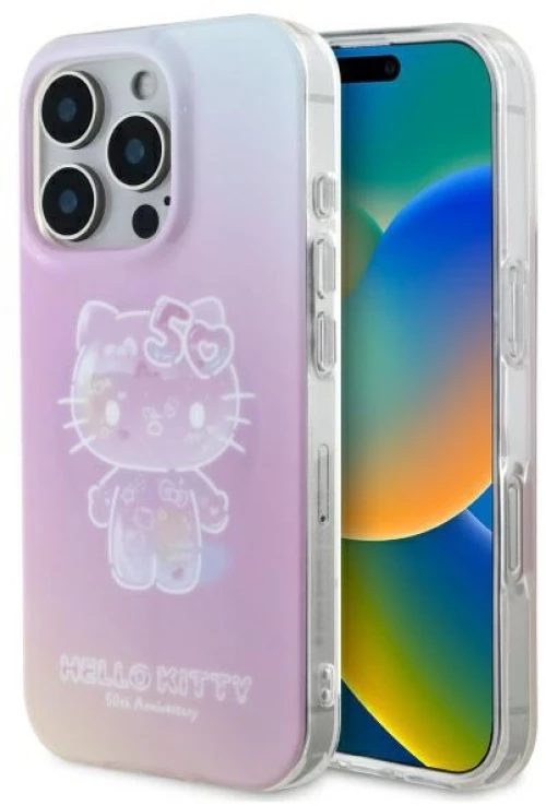 Hello Kitty IML 50th Anniversary Magsafe iPhone 16 Pro Case - Pink