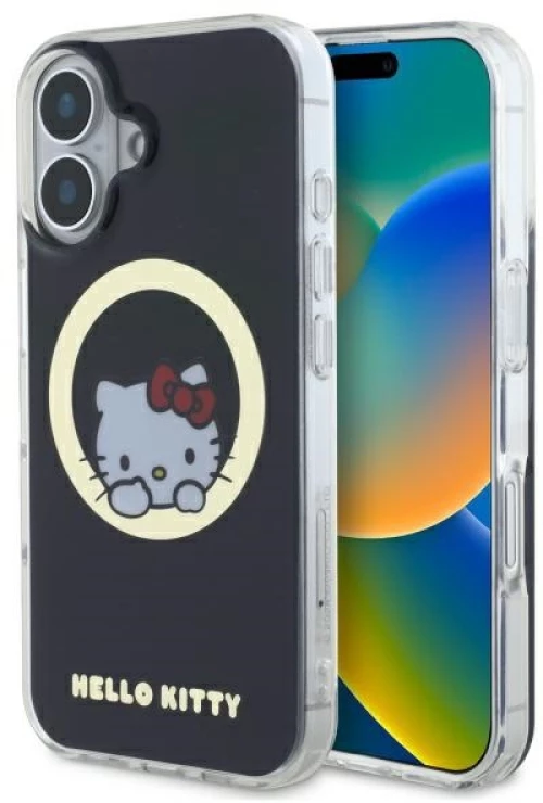 Hello Kitty IML Sweet Kitty Magsafe iPhone 16 Case - Black