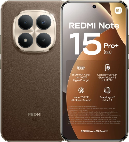 Xiaomi Redmi Note 15 Pro+ 5G (8GB/256GB) Mocha Brown