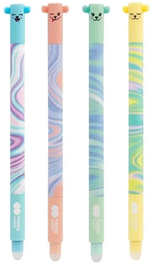 Στυλό σβηνόμενο HAPPY COLOR Pastel Twist 0.5mm μπλε