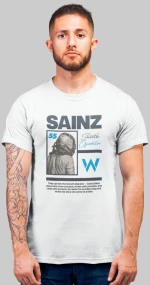 Carlos Sainz T-Shirt - WHITE