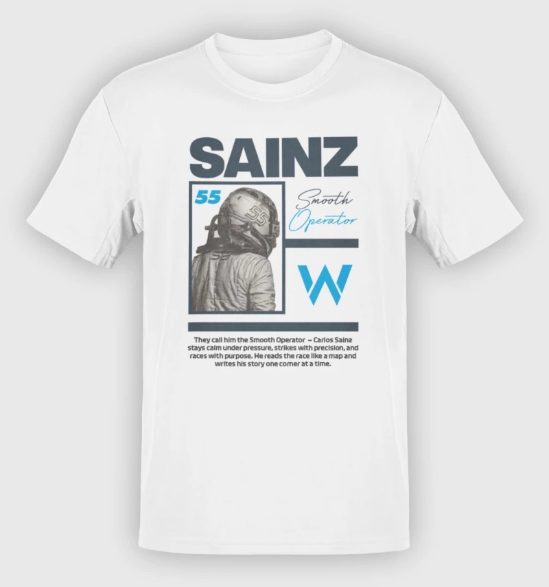 Carlos Sainz T-Shirt - WHITE