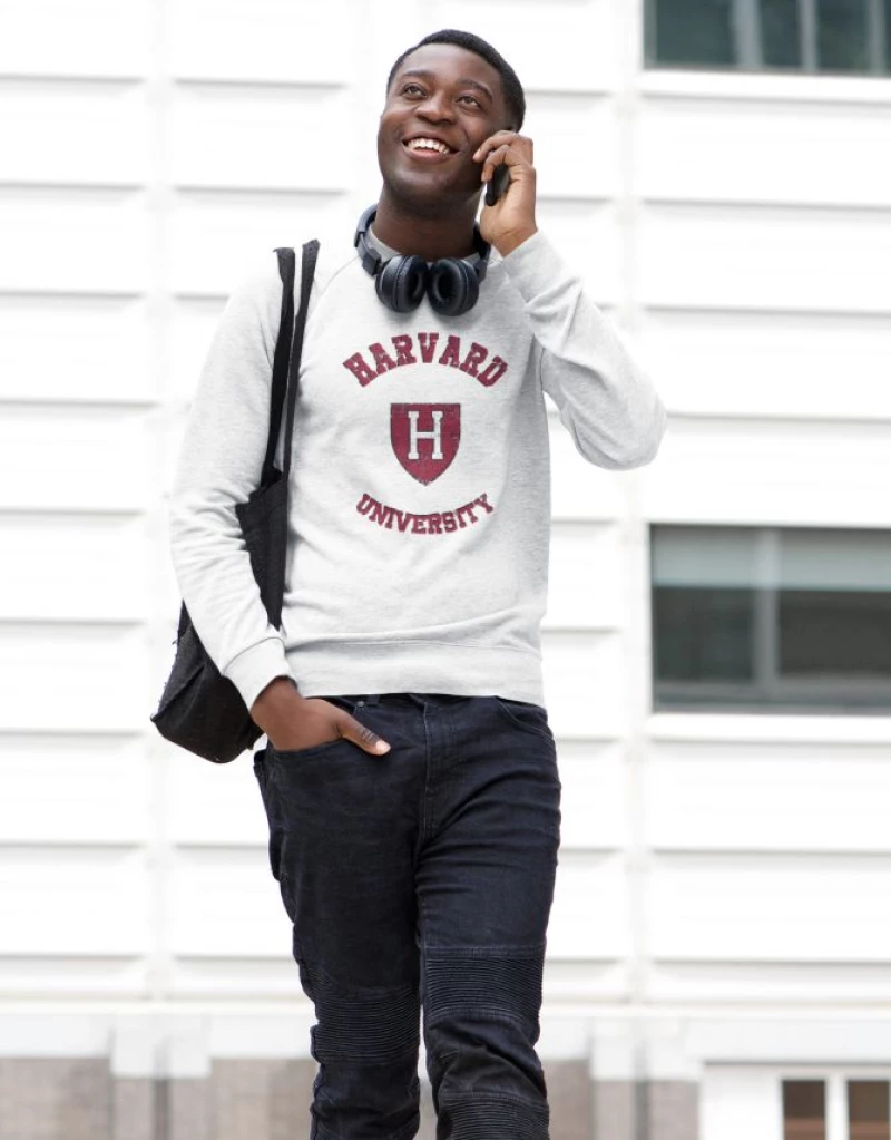 Offer | Harvard Sweatshirt (Replica) - GREY MELANGE