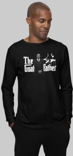 Lewis Hamilton the Goatfather Μακρυμάνικο t-shirt - BLACK