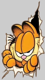 Garfield W Φούτερ - BLACK
