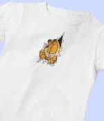 Garfield W T-Shirt - BLACK