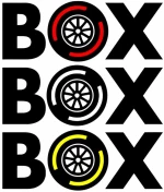 "Box Box Box" Φούτερ με Κουκούλα - RED