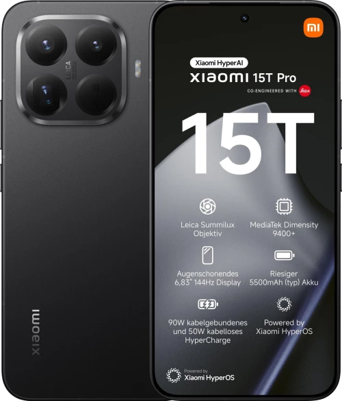 Xiaomi 15T Pro 5G (12GB/512GB) Black