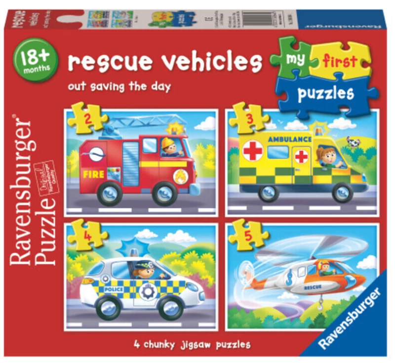 RAVENSBURGER ΤΑ ΠΡΩΤΑ ΜΟΥ ΠΑΖΛ 2/3/4/5 ΤΕΜ. ΟΧΗΜΑΤΑ ΔΙΑΣΩΣΗΣ- 12004064