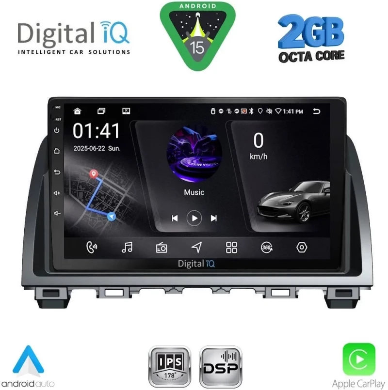 DIGITAL IQ RSF 4378_CPA (9inc) MULTIMEDIA TABLET for MAZDA 6 mod. 2012-2017 DIGITAL IQ RSF 4378_CPA