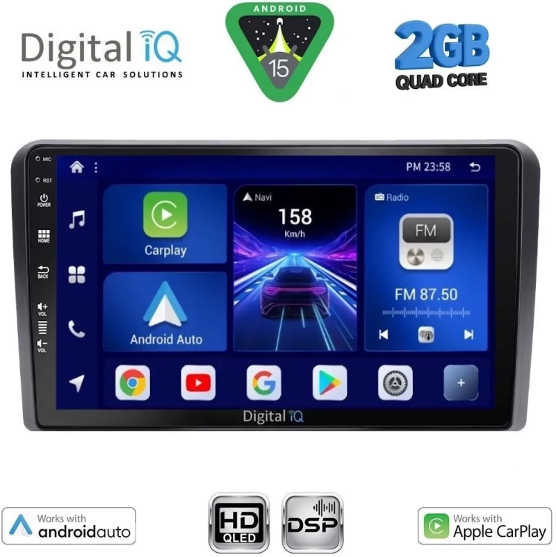 DIGITAL IQ BXC 3398_CPAA (10inc) MULTIMEDIA TABLET for MG ZS mod. 2017-2025 DIGITAL IQ BXC 3398_CPAA