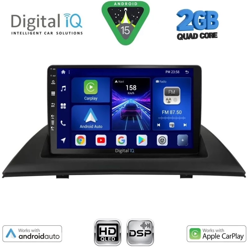DIGITAL IQ BXC 3058_CPAA (9inc) MULTIMEDIA TABLET for BMW X3 (E83) mod. 2003-2010 DIGITAL IQ BXC 3058_CPAA