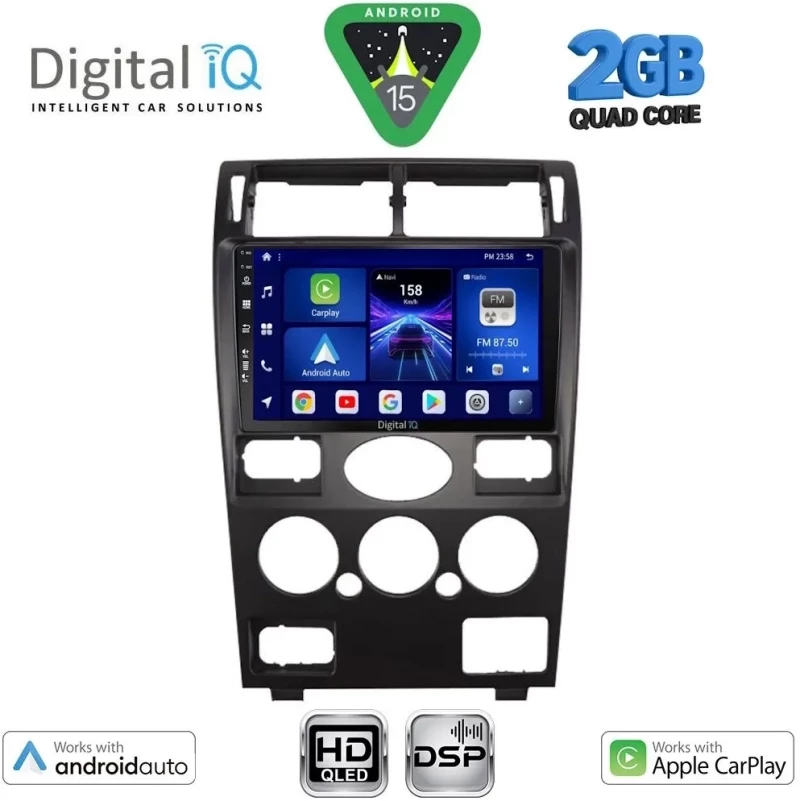 DIGITAL IQ BXC 3161B_CPAA (9inc) MULTIMEDIA TABLET for FORD MONDEO mod. 2003-2006 DIGITAL IQ BXC 3161B_CPAA