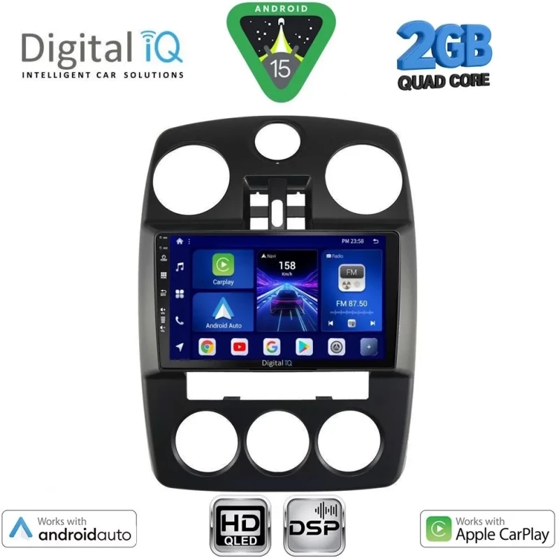 DIGITAL IQ BXC 3287_CPAA (9inc) MULTIMEDIA for CHRYSLER PT CRUISER mod. 2005-2010 DIGITAL IQ BXC 3287_CPAA