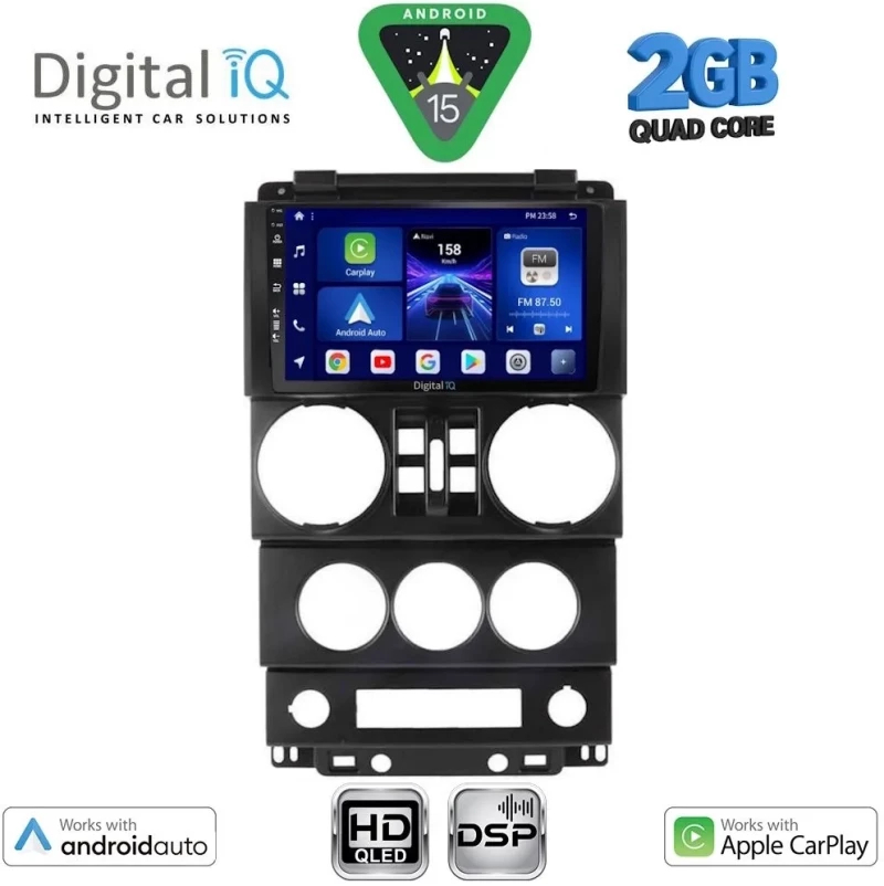 DIGITAL IQ BXC 3294_CPAA (9inc) MULTIMEDIA TABLET for JEEP WRANGLER mod. 2006-2011 DIGITAL IQ BXC 3294_CPAA