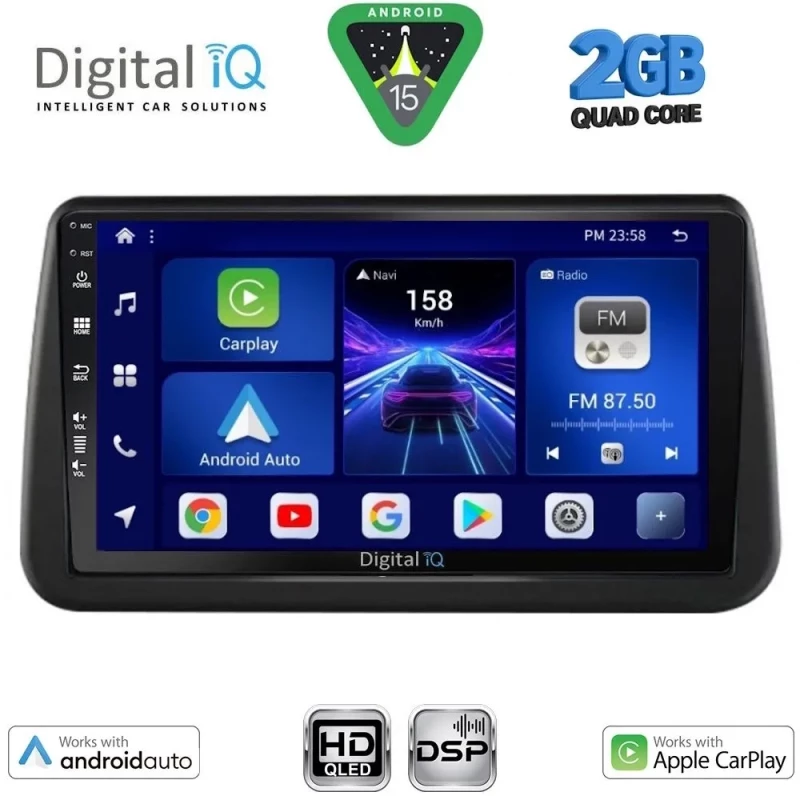 DIGITAL IQ BXC 3494_CPAA (9inc) MULTIMEDIA TABLET for OPEL MERIVA mod. 2010-2017 DIGITAL IQ BXC 3494_CPAA