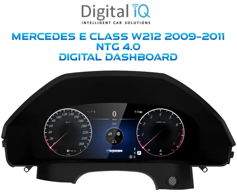 DIGITAL IQ DDD 991_DC (12.3in) DIGITAL CLUSTER for MERCEDES E CLASS (W212) mod. 2009-2011 with NTG 4.0 DIGITAL IQ DDD 991_DC
