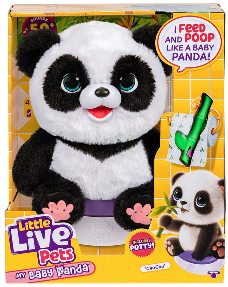 LITTLE LIVE PETS ΗΛΕΚΤΡΟΝΙΚΟ PET MY BABY PANDA- L0000000