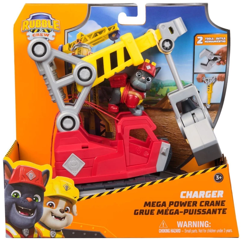 PAW PATROL RUBBLE CREW ΟΧΗΜΑ ΕΡΓΑΛΕΙΩΝ ΤΟΥ CHARGER- 6073295