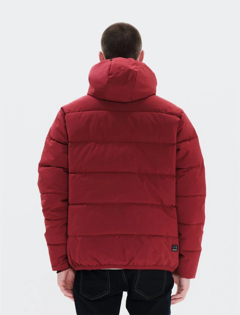 EMERSON Men's P.P. Down Jacket with Hood - 222.EM10.145-RED