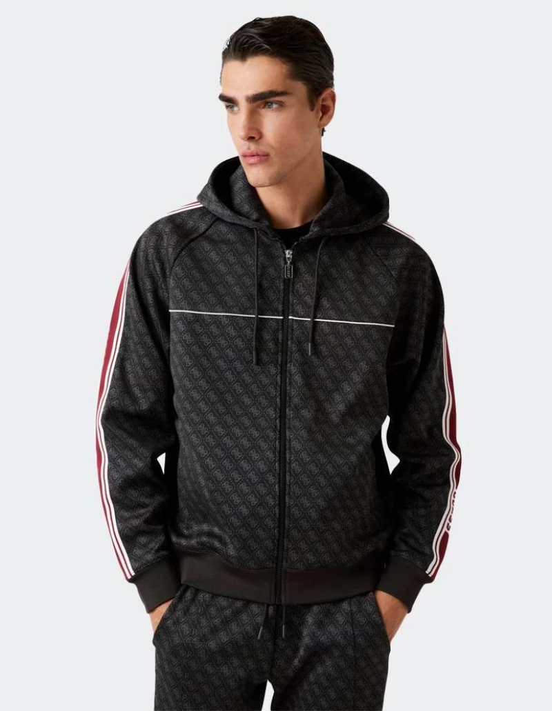 GUESS PARIMO 4G FULL ZIP SWEATSHIRT - Z5BQ13K2042-FJ9N