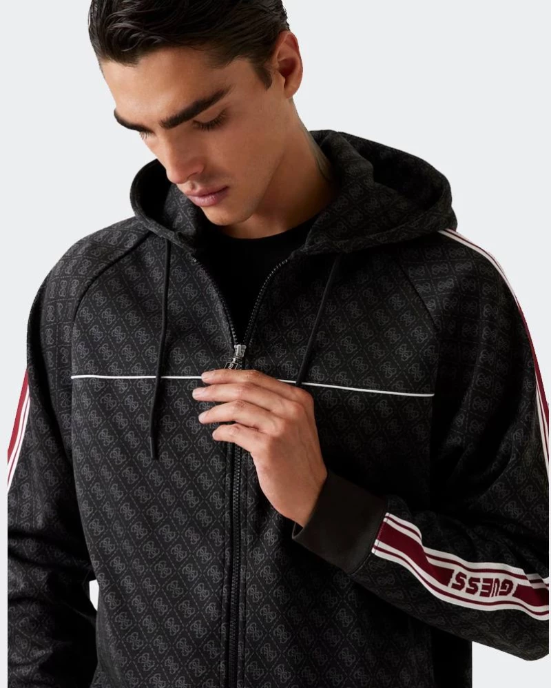GUESS PARIMO 4G FULL ZIP SWEATSHIRT - Z5BQ13K2042-FJ9N