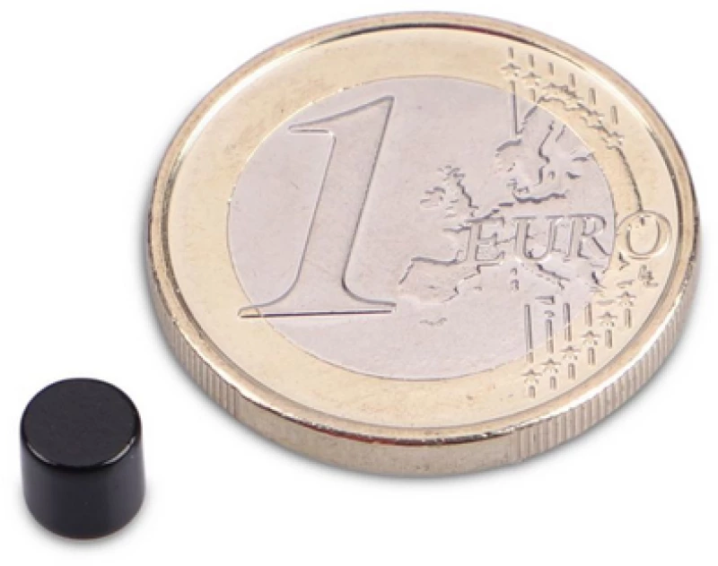 Μαγνήτης Δίσκος Φ5x5mm Τεφλόν Νεοδυμίου Δύναμη Έλξης 1.1kg