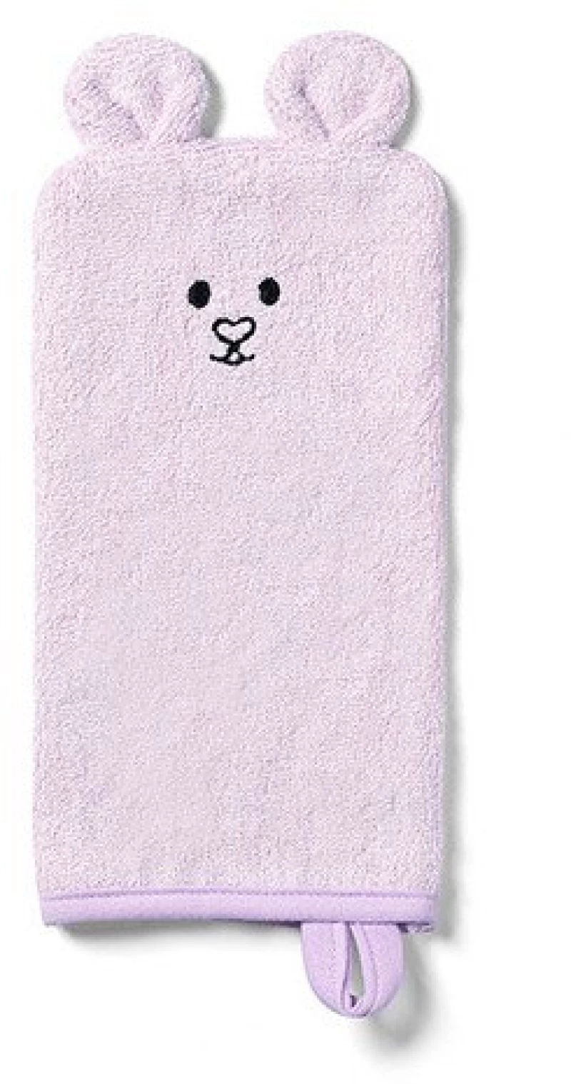 Γάντι Πλυσίματος Babyono Bamboo Μωβ BN787/01 12x25