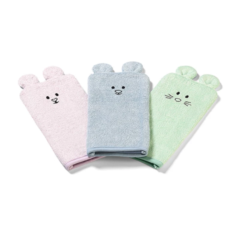 Γάντι Πλυσίματος Babyono Bamboo Μωβ BN787/01 12x25