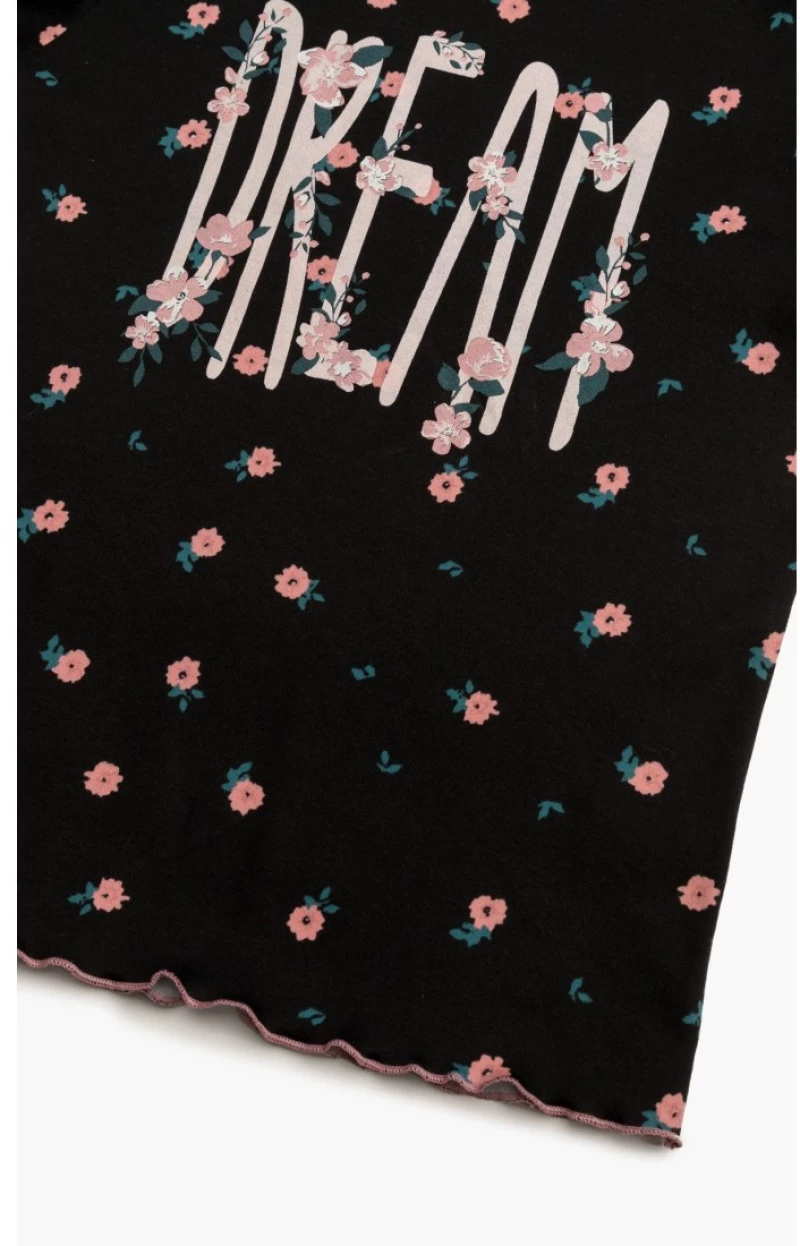 Πυτζάμα Παιδική Χειμερινή Minerva Dream Princess Black/Pink No8 62024-150