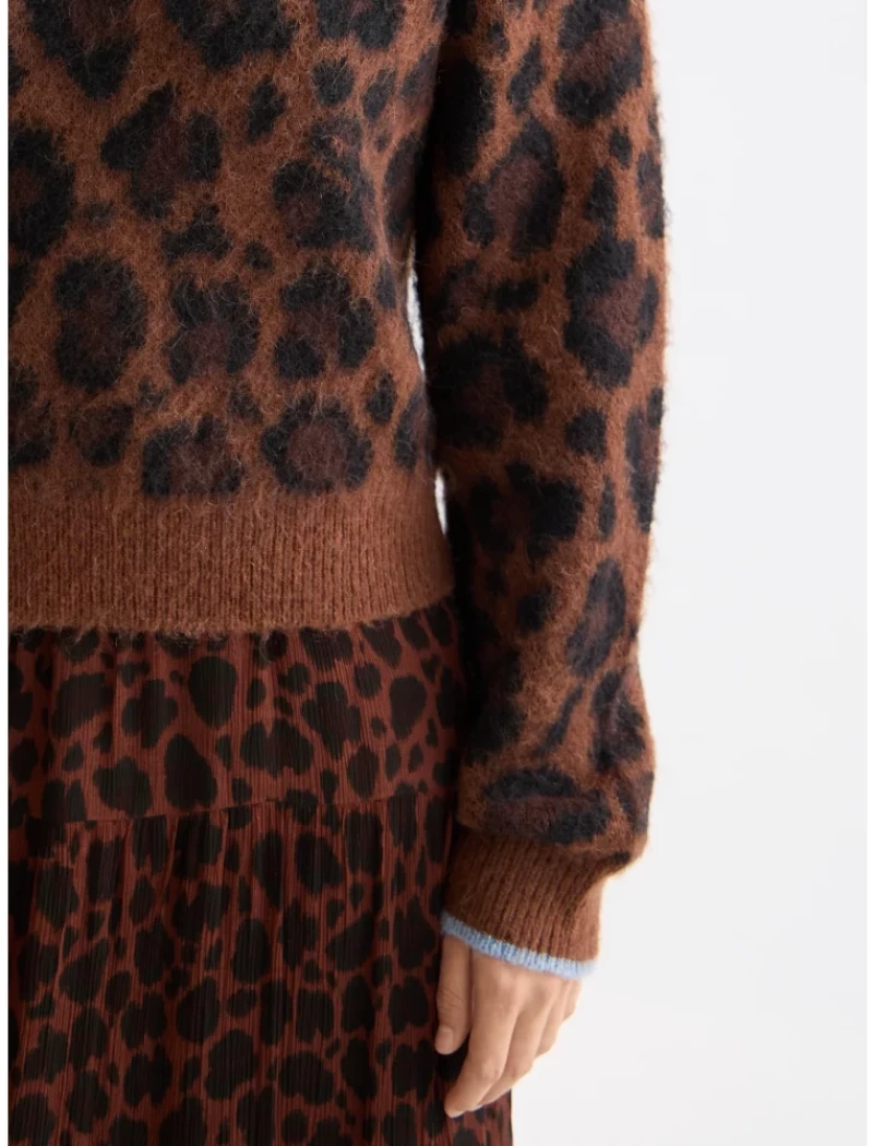 Scotch&Soda Woman Fuzzy jacquard pullover