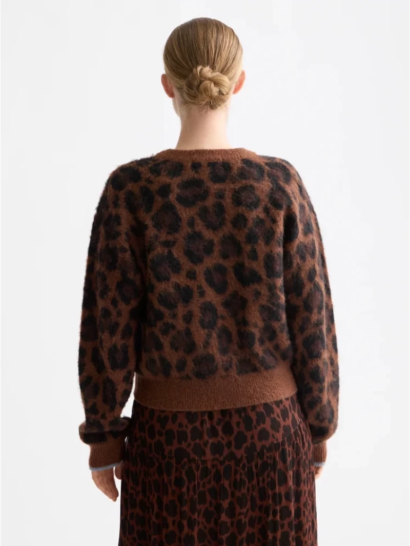 Scotch&Soda Woman Fuzzy jacquard pullover
