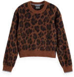 Scotch&Soda Woman Fuzzy jacquard pullover