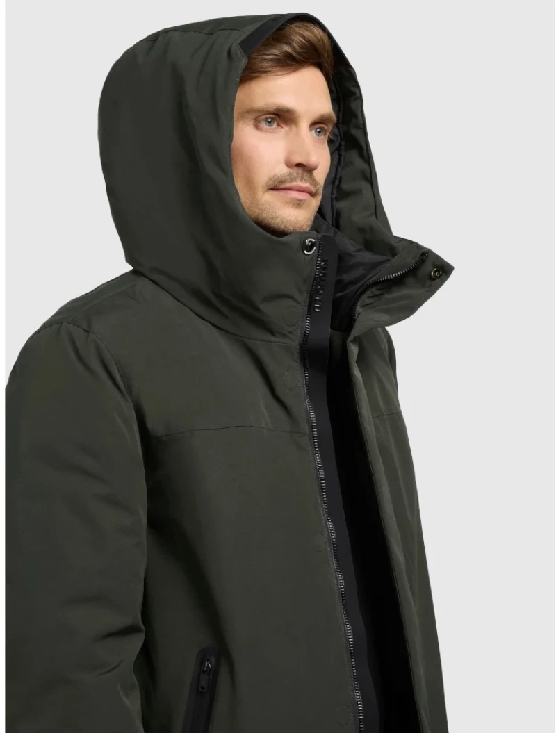 Khujo Man Jacket KANN DARK GREEN