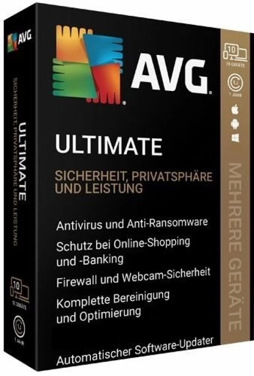 AVG Ultimate (10 Device - 1 Year) Ηλεκτρονική Άδεια