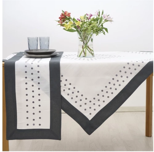 Τραπεζομάντηλο Dimeco 140x140 15230 Dark Grey