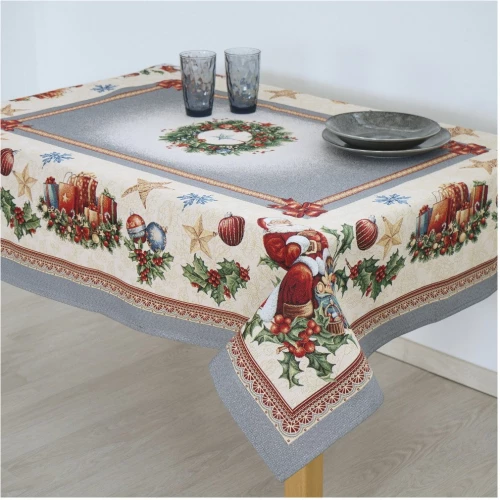 Τραπεζομάντηλο Dimeco 140Χ220 8930 Silver