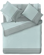 Σετ Παπλωματοθήκη Υπέρδιπλη 3 Τεμαχίων Saint Clair Maggy Mint 225x245