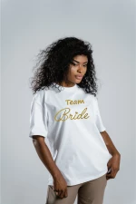 Γυναικείο T-shirt Team Bride TTB201-Λευκό